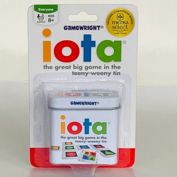 Iota Card Game Teeny-Weeny Tin Box New Sealed Age 8+ By Game Wright - Picture 8 of 15